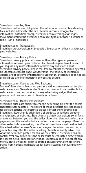 steershun privacy