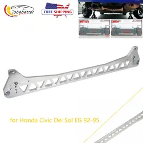 Cr002-sl-us-eg 2bebetter Black Rear Subframe Brace For Honda Civic/crx/del Sol Acura Integra Ef/eg/dc