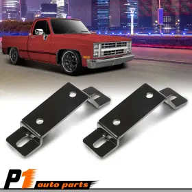 Allgood1125420 Allgoodauto Front Swaybar Brackets Lowered Fit For 1973-1987 Chevy C10 Gmc Squarebody 2pcs