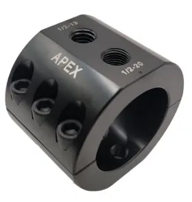 Dc1.75-b Apex Chassis 1.75 Inch Id Black Stabilizer Clamp Zinc Universal With Hardware