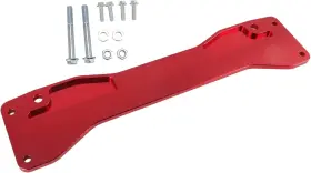 Aqxreight5em1so98an-02 Aqxreight Rear Lower Subframe Brace Tie Bar For Em Ep3 Rsx Dc5 Super Strong Red