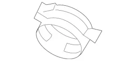 N-907-702-01 Audi Genuine By-pass Hose Clamp