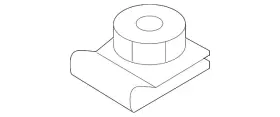 Wht-008-073-a Audi Genuine Weight Nut