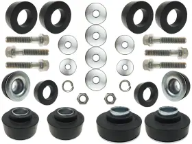 Auto Pro Usa Inc 731177688837 Body Mount Bushings Rubber Black Chevy Pontiac Kit