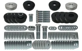 Bm1016 Auto Pro Usa Inc Body Mount Bushings Rubber Black Chevy Kit