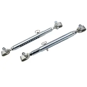 Vzrwk0 Bfo 2 Pack Front End Tubular Travel Limiters Weld-on Quick Pins For Drag Race Car