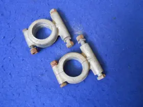 1b6199 Bmc Original Steering Column Clamps 2 Austin Healey 100-4 100-6 3000
