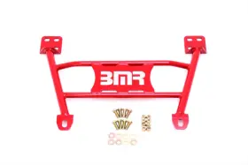 Cb004r Bmr Suspension Radiator Support Tubular Steel Red Powdercoated Ford Each