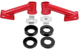 Cb005r Bmr Suspension Cradle Bushing Lockout Kit 2015-16 Mustang Red