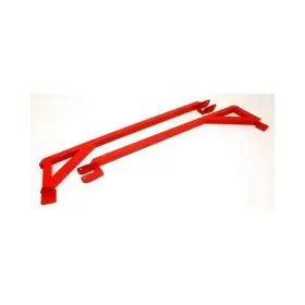 Sfc008r Bmr Suspension Subframe Connectors Weld-on Red Steel Pontiac Camaro Firebird Pr