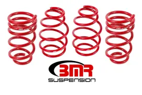 Sp019r Bmr Suspension Sp019 V8 Lowering Fits Spring Kit For 2010-2015 Camaro - Red