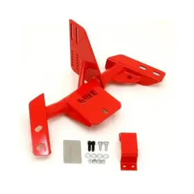 Tcc018r Bmr Suspension Torque Arm Relocation Tubular Steel Red Pontiac Camaro Firebird Kit