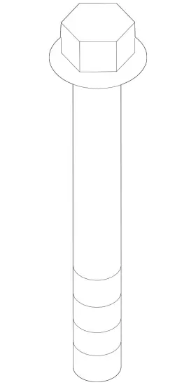 07-11-9-905-408 Bmw Genuine Stabilizer Bar Bolt