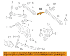 33326796196 Bmw Oem 12-25 228i Xdrive Suspension Components-track Bar Stud