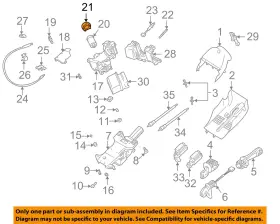 61356964556 Bmw Oem 07-10 X3 Anti-theft-ignition Immobilizer Module