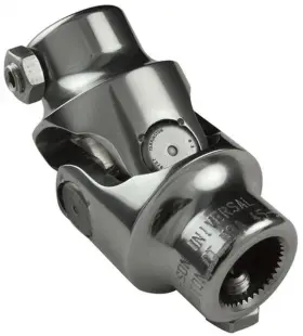 124955 Borgeson Univ Steering U-joint Stainless Steel Polished 3/4 Inch Dd Mustang V