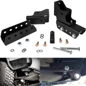 Buqp615 Bu-auto Rough Country 1.5 Inch Rear Shackle Relocation Kit For 84-01 Jeep Cherokee Xj - 1117