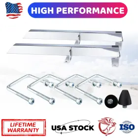 20470 Carbole 2x Universal Suspension Traction Bars 28 Inch Chrome Plated For Pontiac Chevy Buick