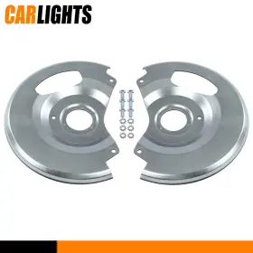 C-02bpp4502asl Carlights Fit For 71-87 Chevy C10 Gmc C15 C1500 Disc Brake Dust Shields Backing Plates