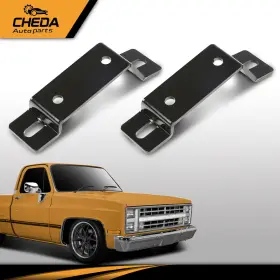 Gpl135044 Cheda 2pcs Front Swaybar Brackets Lowered Fit For Chevy 1973-1987 C10 Gmc Squarebody