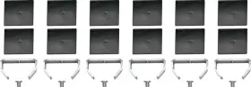 Classic Industries K0098 1967-69 Camaro Firebird 1968-72 Nova X-body Leaf Spring Rebuild Clamp Kit 5