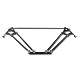 6466stb-bk Classic Performance Products Export Brace Kit Adjustable Black 1965-1966
