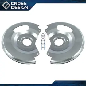 Ht-02bpp4502asl Crossdesign Disc Brake Dust Shields Backing Plates Fit For 1971-1987 Chevy C10 Gmc C15 C1500