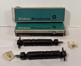 3166511 Delco 3166651 Nos Gm Front Spiral Shocks 1958 - 1964 Chevrolet Pontiac Dated 1962/63