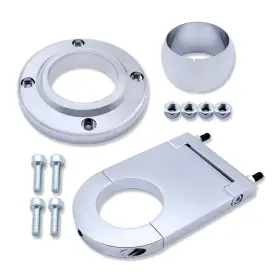R27190 Demotor Performance For 2 Inch Columns Sbc Bbc Universal Chrome Column Floor Mount And 3.5 Drop