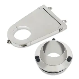 Demotor Performance R27192 Polished Aluminum 2 Inch Steering Column Floor Mount And 4 1/2 Drop