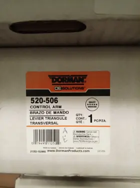520-506 Dorman Control Arm 520-506 Dorman Control Arm