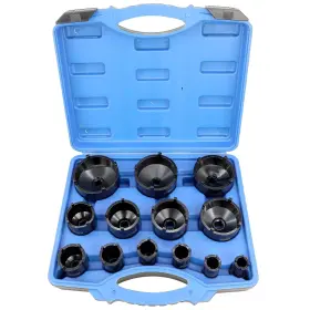 H4tspdl Dptool 13pc Spindle Nut Socket Kit For Ball Joints Axle Locknuts Km Groove Nuts