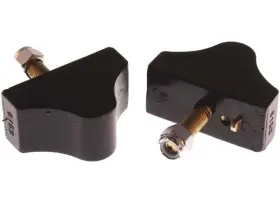 9.9154g Energy Suspension Universal Single Hump Bump Stops Poly Blk 2pc
