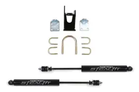 Fabtech 674866098701 05-21 Ford F250/350 4wd Dual Stealth Steering Stabilizer Kit - Opposing