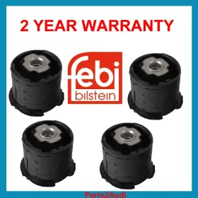 33316770454 Febi Rear Axle Support Bushing Bushings Set Of 4pcs Fits Bmw X5