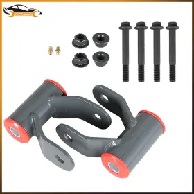 Firc2724540ss Firchassis For Dodge Ram 1500 2wd 4wd 2002-2008 2 Inch Rear Drop Kit Lowering Steel Shackles