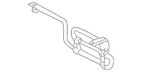 6s4z-3d746-aa Ford Genuine Power Steering Oil Cooler