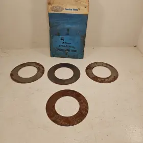 B7qh-3117-a Ford Nos Lot Of 4 1957-1972 Truck Shim Spindle Bolt 1 7/16 Inch Id-2 1/2 Od-.015