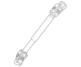 C1bz-3a525-a Ford Genuine Intermediate Shaft C1bz-3a525-a Ford Genuine Intermediate Shaft