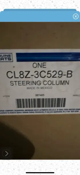 Cl8z-3c529-b Ford Oem Steering Column
