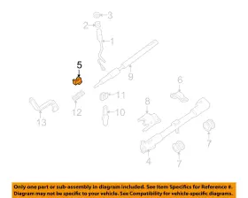 7c2z7c130a Ford Oem 08-19 E-150 Housing Components-shift Tube Damper