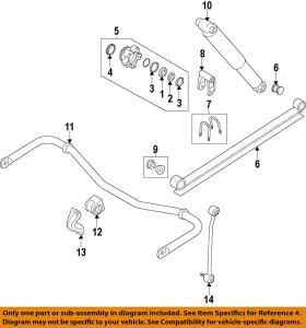 Bk2z5781c Ford Oem 15-19 Transit-150 Suspension Components-bushing