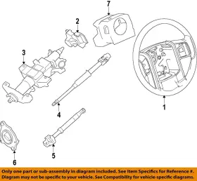 Jl3z3f791aa Ford Oem 18-20 F-150 Shroud Switches Levers-column Housing