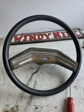 Ford Truck 235.fd8y88 1988 Econoline Steering Wheel With Cruise Control