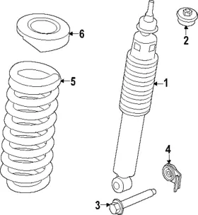 W500765-s439 Ford Genuine Shock Bolt