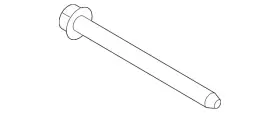 Ford W705048-s442 Genuine Upper Bushing Bolt