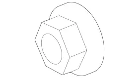 W705518-s900 Ford Genuine U-bolt Nut W705518s900