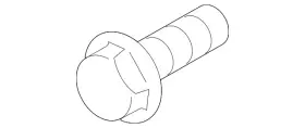 W713172-s901 Ford Genuine Tow Hook Bolt