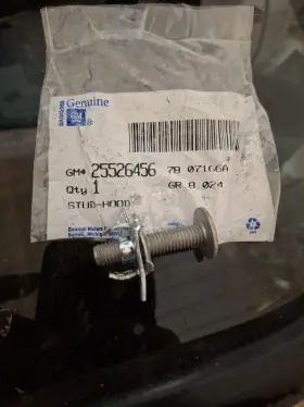 25526456 General Motors Nos Gm 1982-99 Bolt/screw-hood Adj Frt Bpr Descript For Fitments