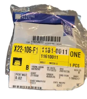 11610011 Gm Nos Steering Shaft Bolt